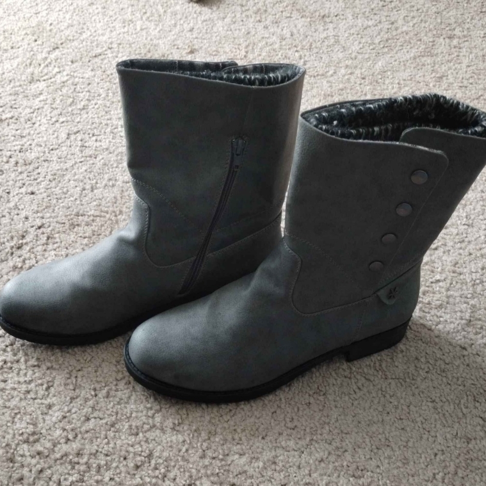 SIZE 12M BOOTS SHOES ladies women's sporto calynn water resistant sock bootie B4